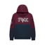 Fox Abyss Fleece Pullover Hoodie in Dark Maroon