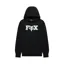 Fox F Head X Fleece Pullover Hoodie in Black