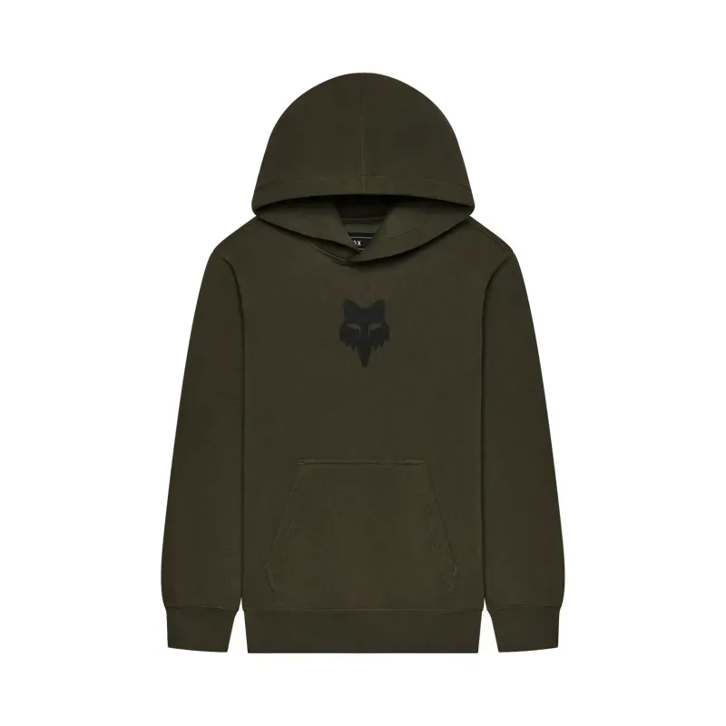 Fox Youth Legacy Pullover Hoodie in Olive Green