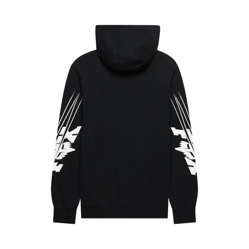 Fox Apex Fleece Pullover Hoodie in Black-1