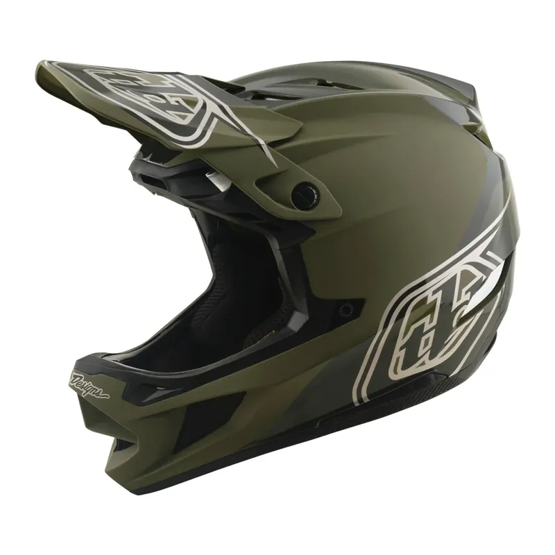 Troy Lee Designs D4 Polyacrylite Helmet / Shadow - Beetle