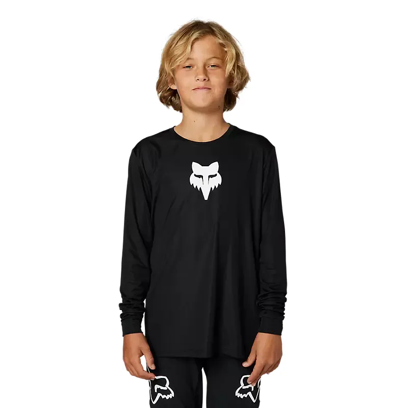Fox Ranger Long Sleeve Youth Jersey in Black-1