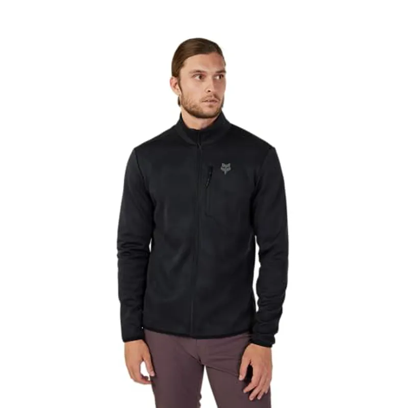 Fox Ranger Midlayer Full Zip Jacket in Black-1