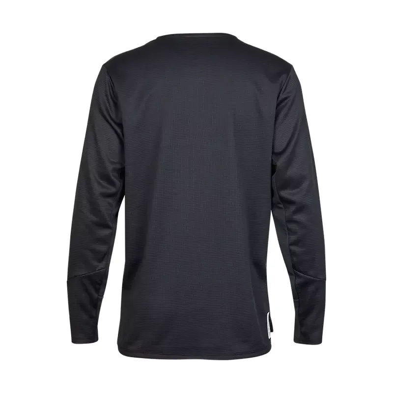 Youth Defend Long Sleeve Jersey Black-1