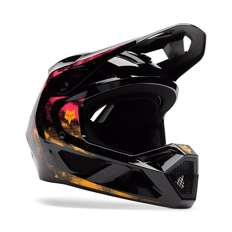 Fox Youth Rampage Kairos Helmet in Tangerine