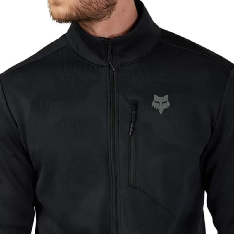 Fox Ranger Midlayer Full Zip Jacket in Black-3
