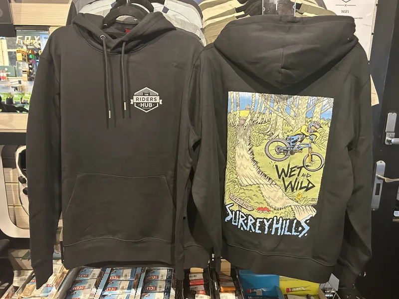 TRH Premium Hoodie - Wet and Wild - Black