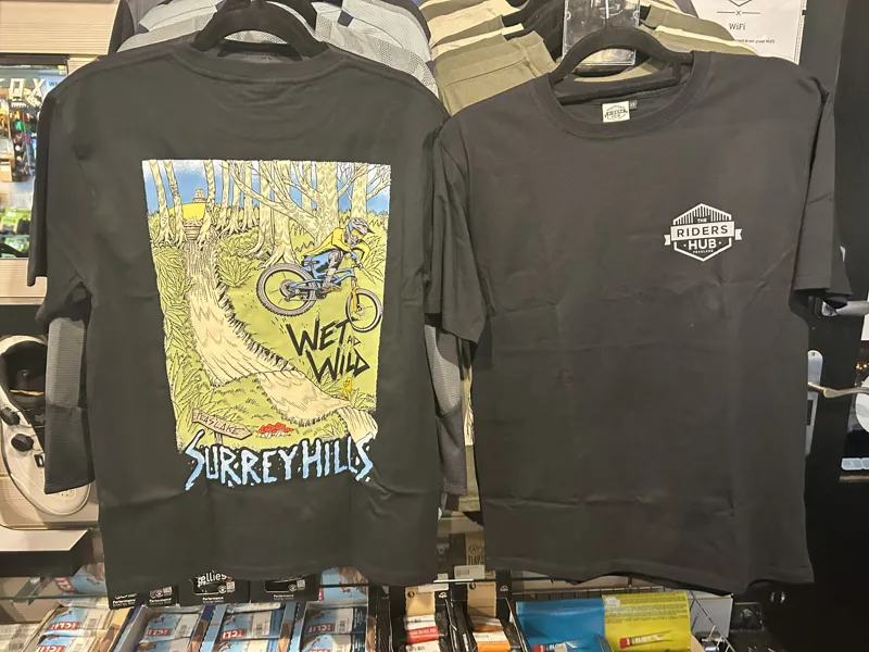 TRH Premium Trail T-Shirt - Wet and Wild - Black