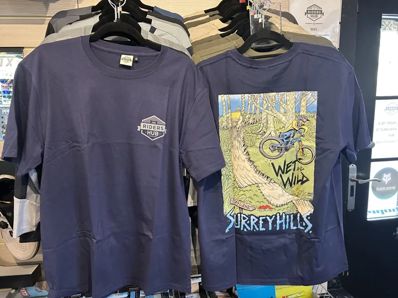 TRH Premium Trail T-Shirt - Wet and Wild - Navy