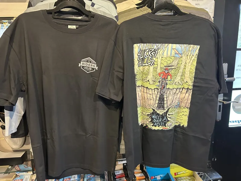 TRH Premium Trail T-Shirt - Wheelchair Access - Black