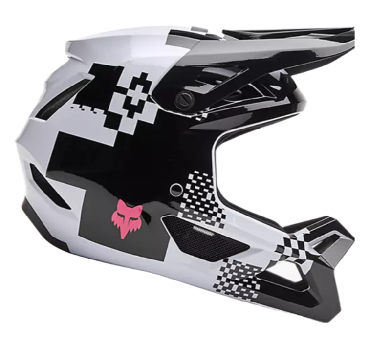 Fox Rampage Digi Image Helmet in Black/White