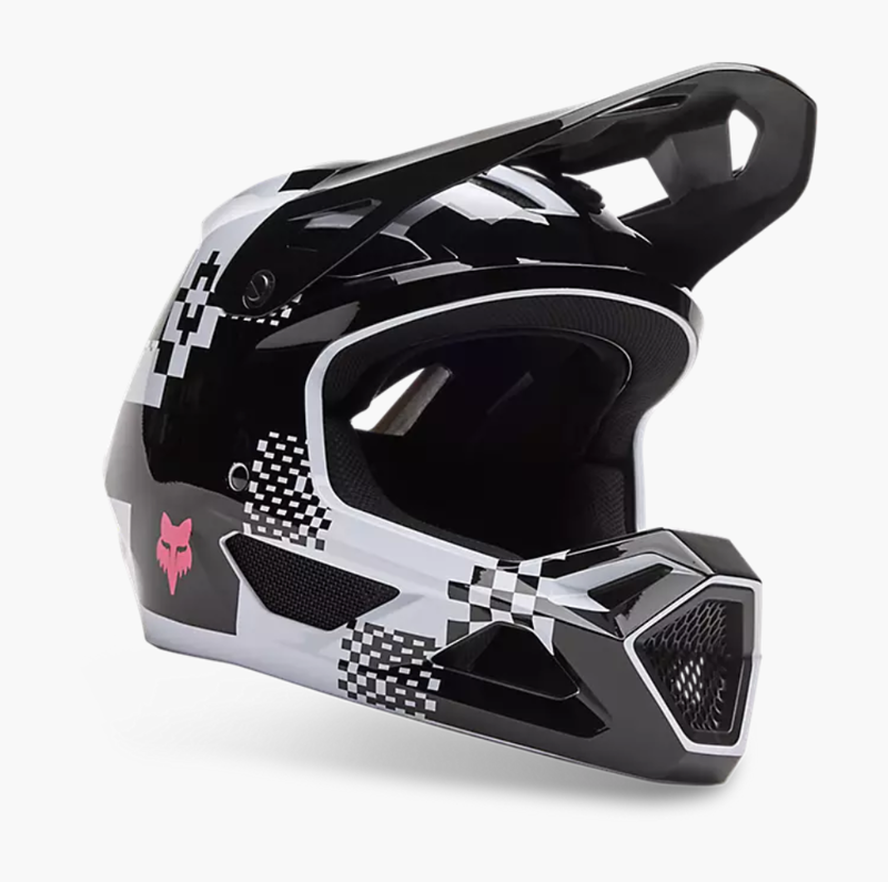 Fox Rampage Digi Image Helmet in Black/White-1