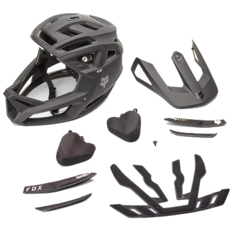 Fox Proframe RS Mountain Bike Helmet in Black-5