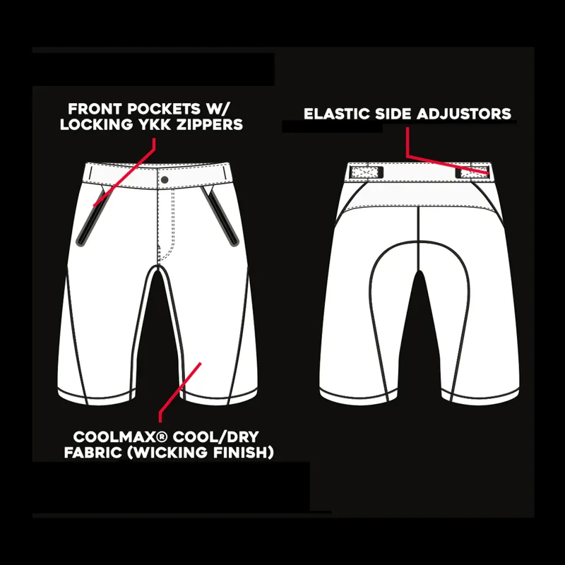 Fasthouse Crossline 2.0 Shorts in Black-1