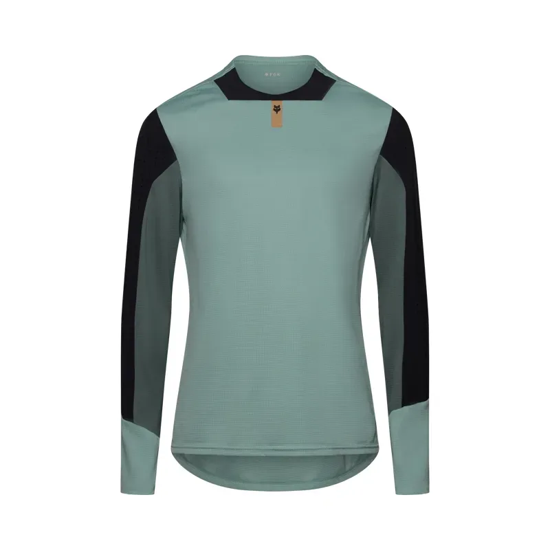 Fox Defend Long Sleeve Mountain Bike Jersey in Arctic Blue