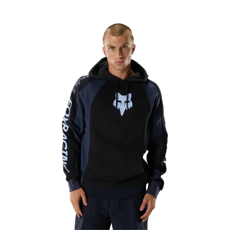 Fox Valiant Fleece Pullover Hoodie in Black-2
