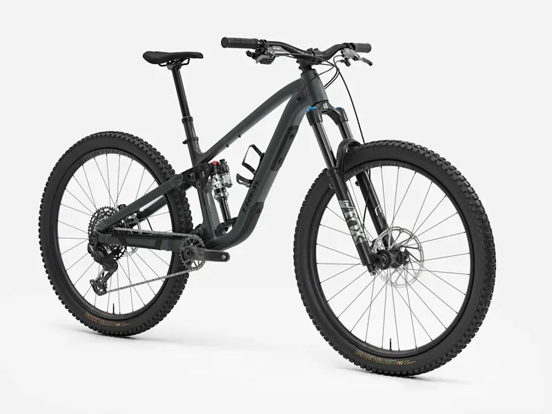 Trek Fuel EX 8 Gen 7 Mountain Bike in Lithium Grey/Trek Black Splatter-1
