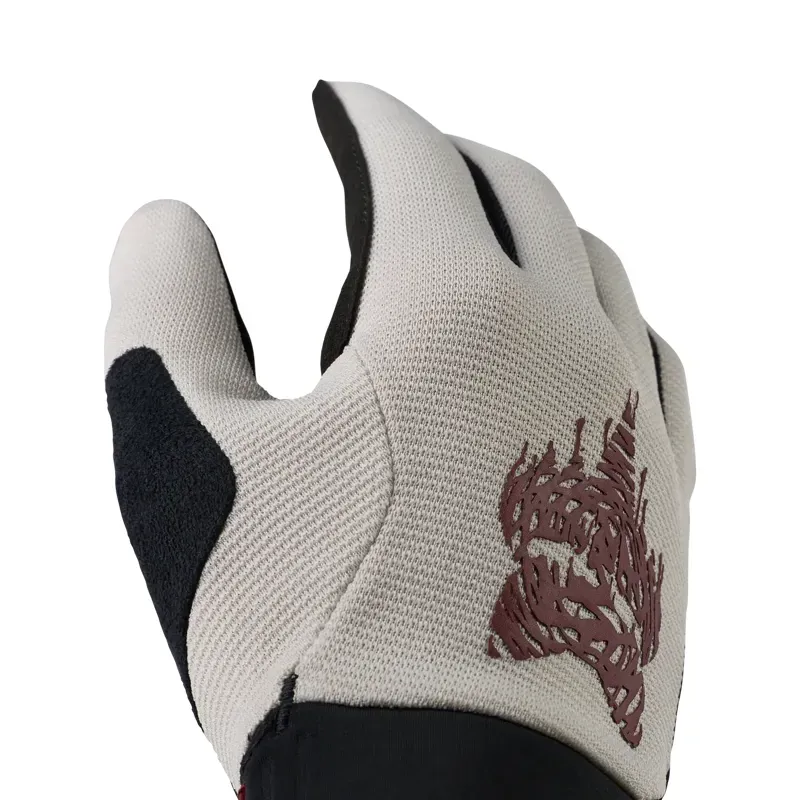 Fox Ranger Gel Roughcut Gloves in Chalk White-3