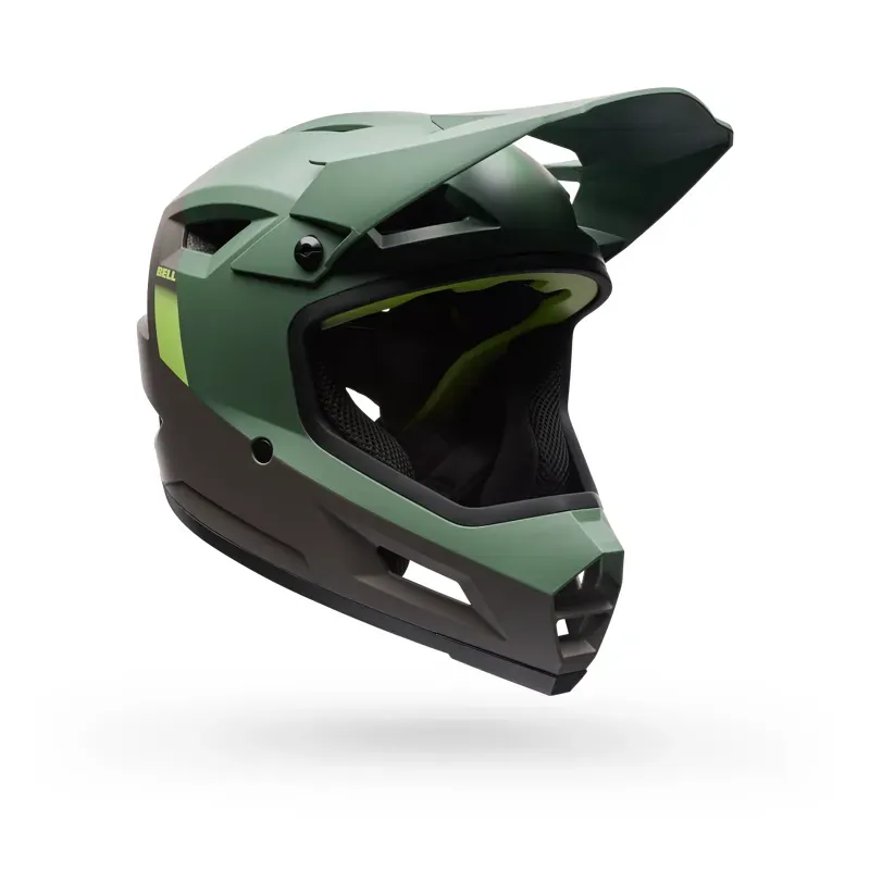 Bell Sanction 2 DLX Mips Blip Helmet in Vintage Olive-1