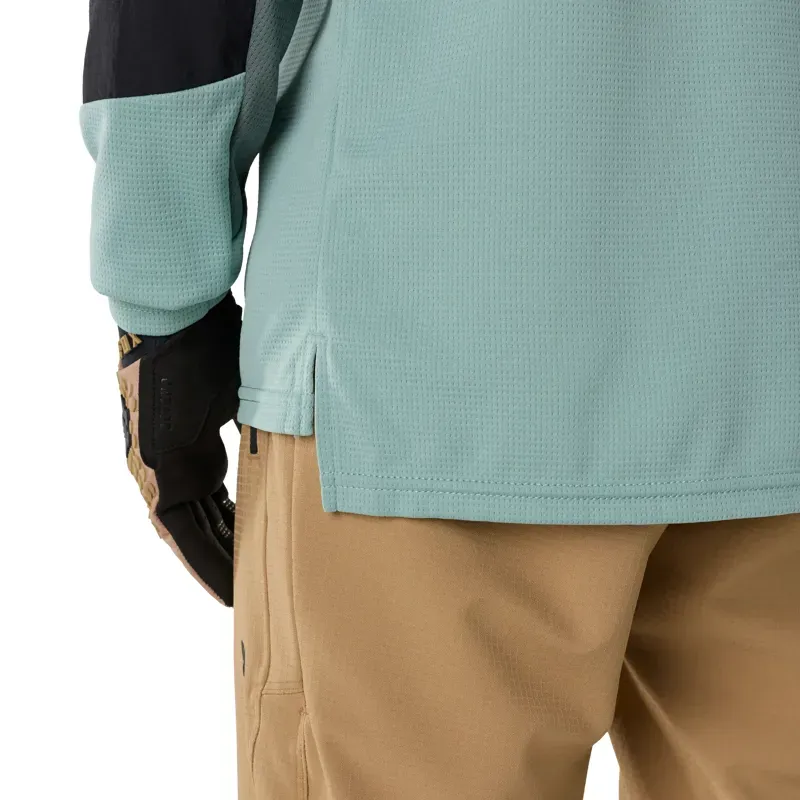 Fox Defend Long Sleeve Mountain Bike Jersey in Arctic Blue-5